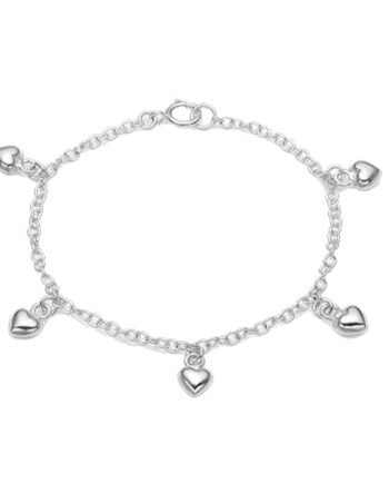 Aagaard Børnearmbånd Med Hjerter 1110087