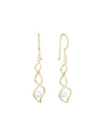 Aagaard øreringe Guld Med Perler