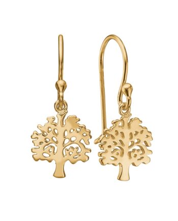 Aagaard øreringe Forgyldt