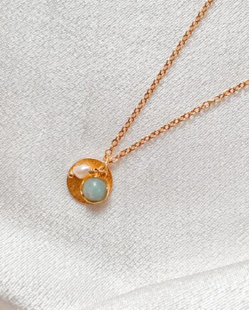 Agnes Halskæde Forgyldt