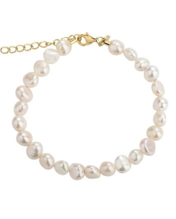 Aqua Dulce Pearl Armbånd Forgyldt 5030