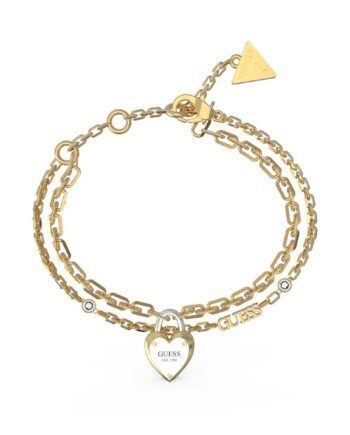 Armbånd Dame Guess Gylden Rustfrit Stål