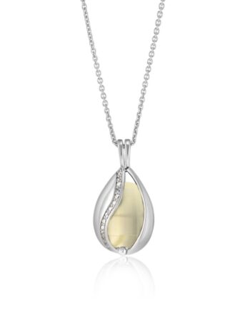 Blankt Smykke Med Lemonkvarts