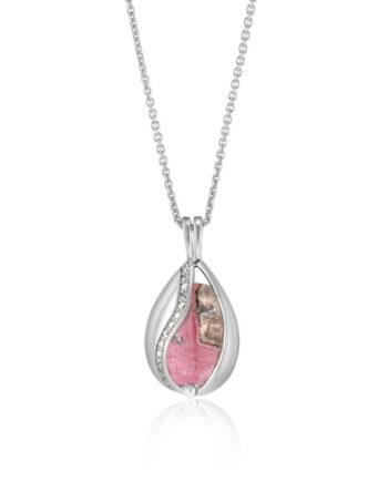 Blankt Smykke Med Rhodonit