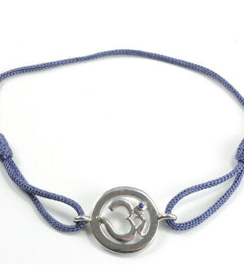 Chakra Aum Armbånd Chakra Med Safir 14mm