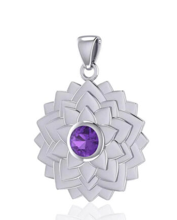Chakra Vedhæng Chakra Sahasrara Kronechakraet 34mm Kæde