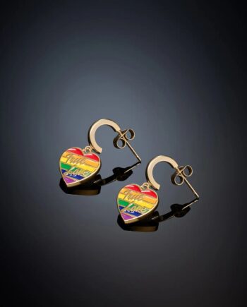 Chiara Ferragni Love Parade Ampquottrue Loveampquot Regnbue øreringe