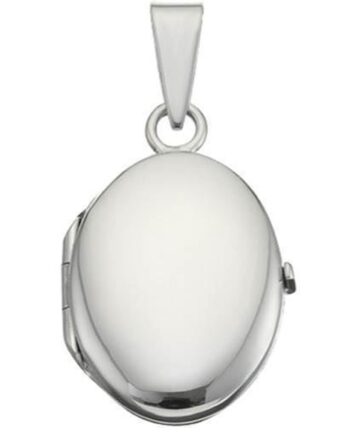 Dahl Medaljon Med Plade Vedhæng Inkl Kæde