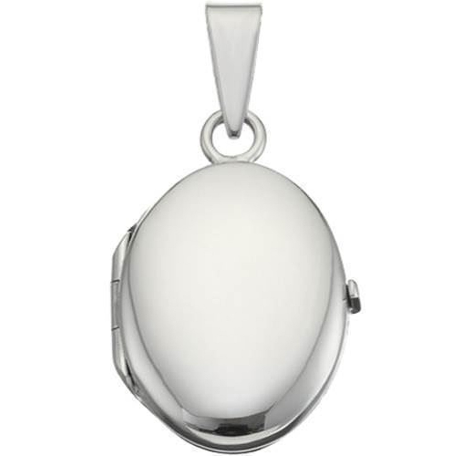 Dahl Medaljon Med Plade Vedhæng Inkl Kæde