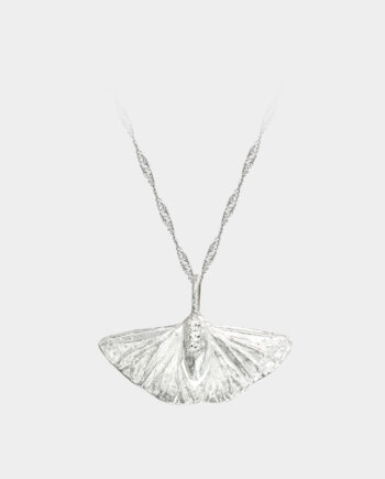 Falena Natsværmeren Sølv Sublimt Lille Kunstværk