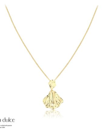 Hulda Long Necklace  Silver