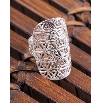 Livets Blomst Fingerring Spirituelle Smykker Godkarmashop