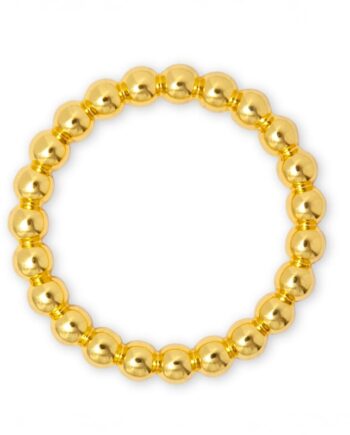 Lulu Copenhagen Color Ball Ring Gold Str