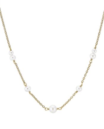 Lund Copenhagen Guld Halskæde Med Perler 3021369