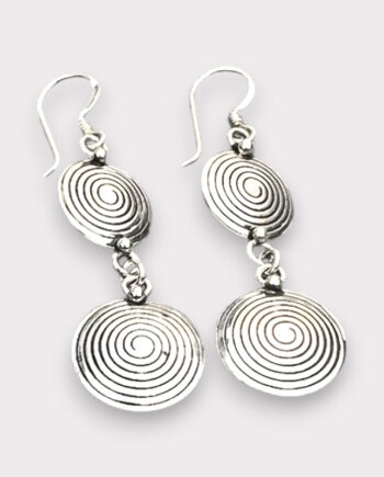 øreringe Sølv Motiv Spiral