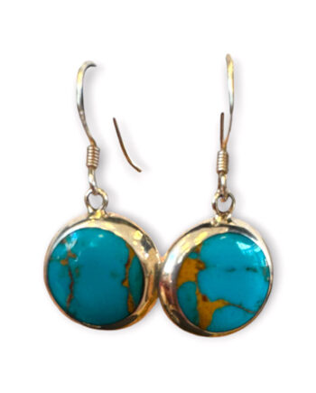 øreringe Sølv Turkis Terrazur