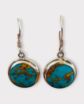 øreringe Sølv Turkis Terrazur