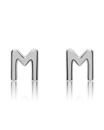 ørestikker Hvidguld Med Dine Personlige Bogstaver