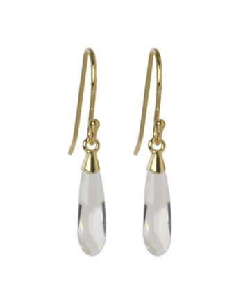 Raindrop øreringe  Crystal Guld