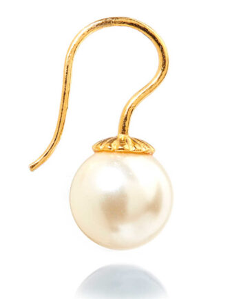 Romantic ørering  Crystal Creme Guld