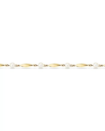 Scrouples Armbånd Guld Perler 33143