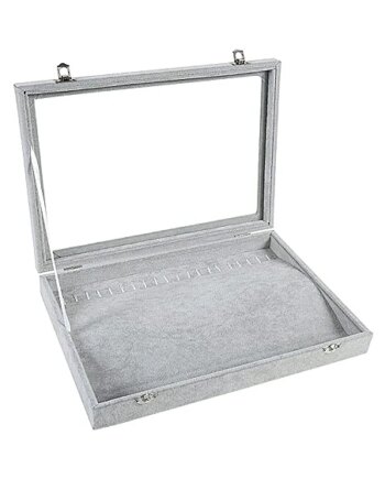 Smart Halskæde   Smykke Opbevaringsæske Grå