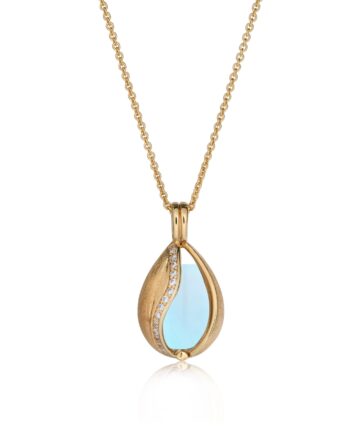 Smykke Med Aqua Calcedon