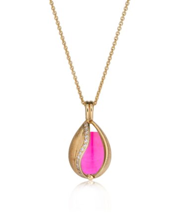 Smykke Med Pink Onyx