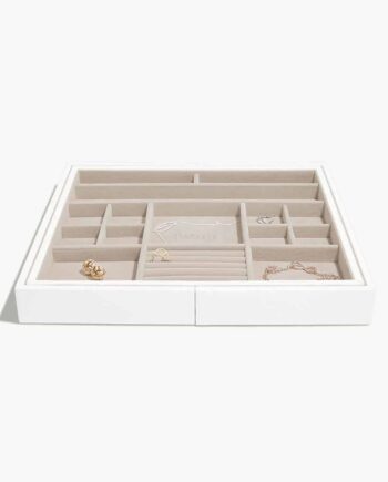 Smykke Organizer Størrelser Hvid 5cm 5cm 7cm Adriana