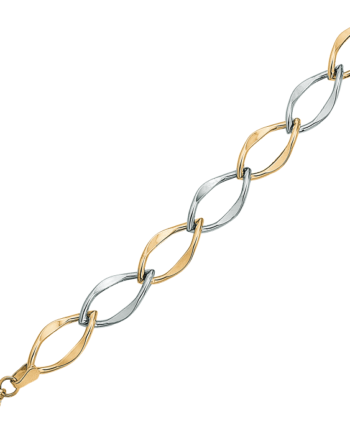 Støvring Design Guld Armbånd Med Hvid Rød Guld