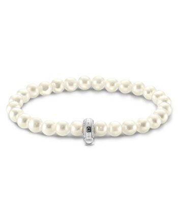 Thomas Sabo Silver Pearl Dame Armbånd