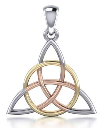 Vedhæng Med Triquetra Treenighedssymbolet 36mm Kæde