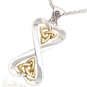 Vedhæng Med Uendelighedstegnet Infinity 43mm Kæde