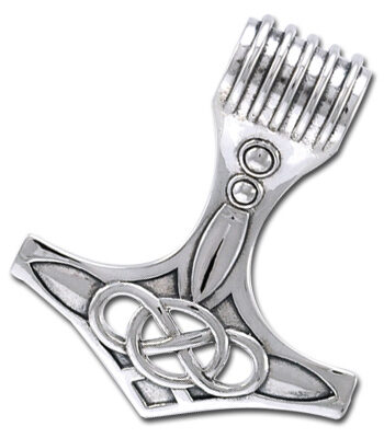 Vedhæng Thors Hammer 42mm Kæde