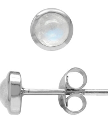 ørestikker Med Månesten ø4mm Par