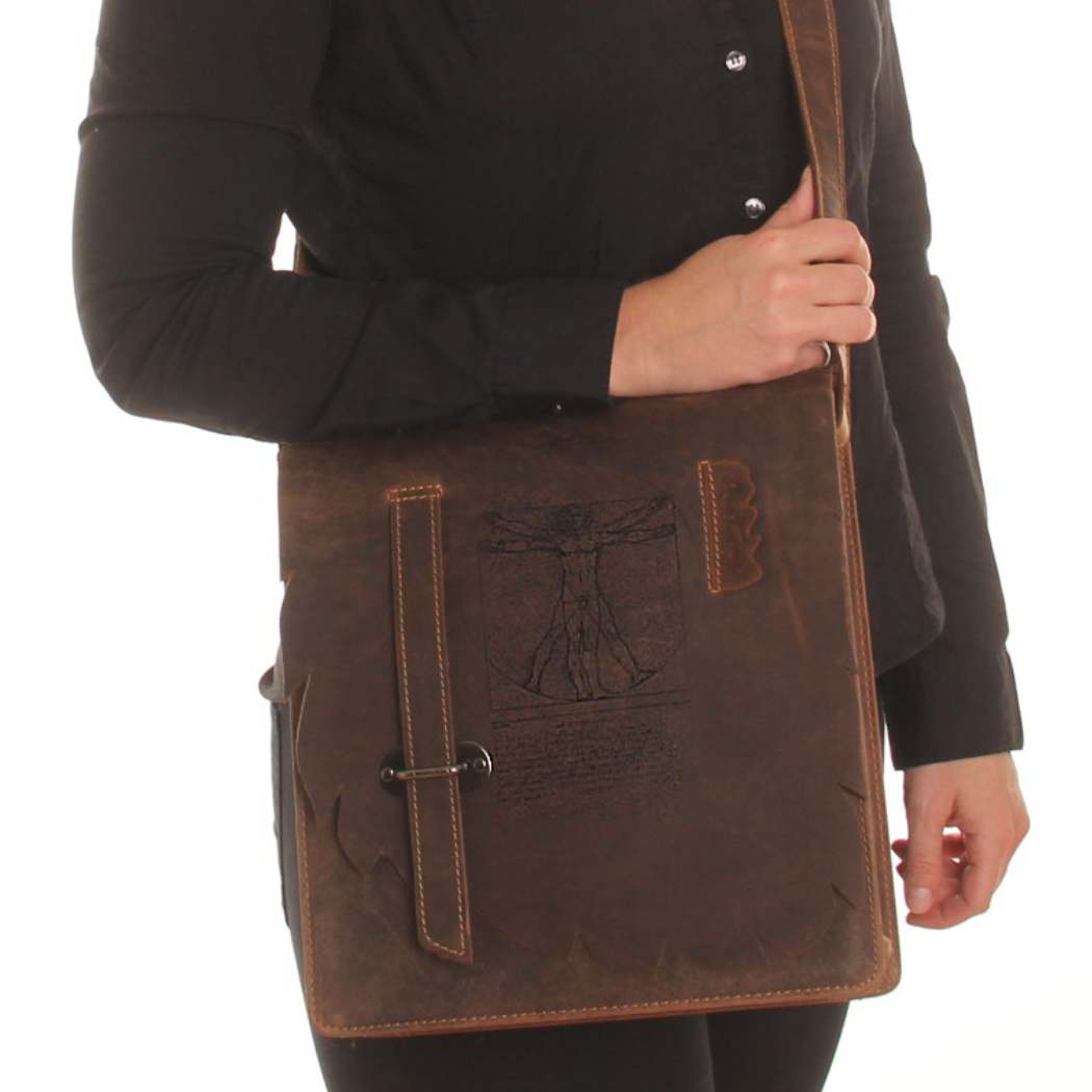 Skuldertaske Crossbody Med Vinci Anatomy Motiv