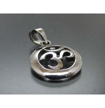 Stort Ohm Vedhæng Sølv Spirituelle Smykker Godkarmashop