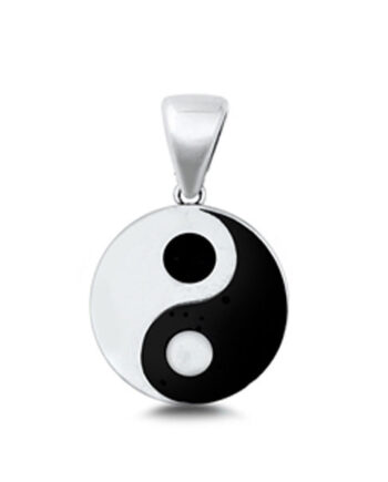 Yin Yang Vedhæng 20mm Kæde