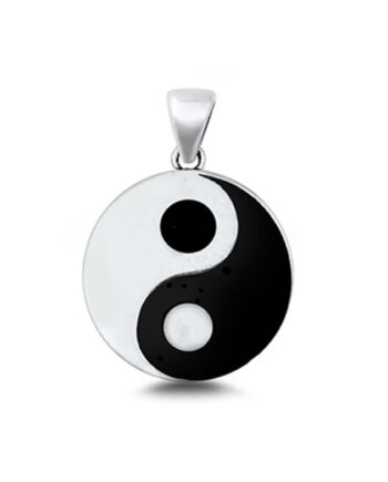 Yin Yang Vedhæng 25mm Kæde