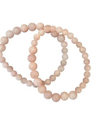 Armbånd Friihof  Siig Rosa Farvede Perler