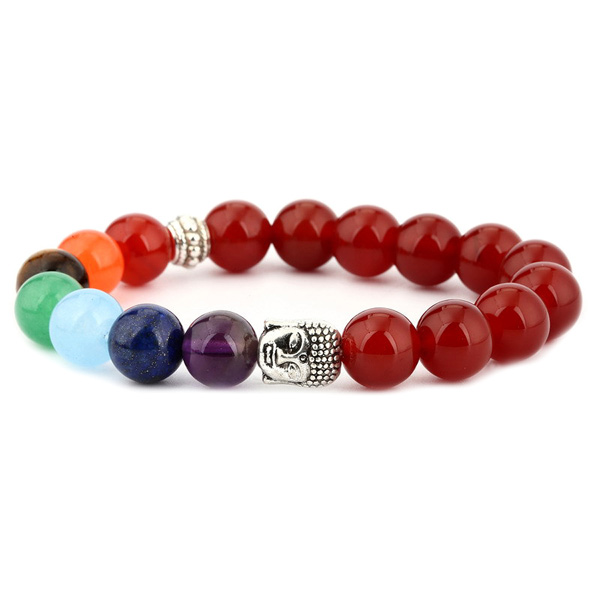 Chakra Buddha Armbånd Lykkearmbånd
