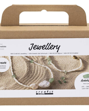 Mini Diy Kit Smykker Aventurin Halskæde Armbånd