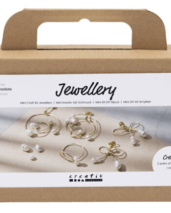 Mini Diy Kit Smykker øreringe Med Wire Forgyldt