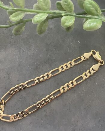 Armbånd Friihof  Siig Guldbelagt Gold Chain Bracelet