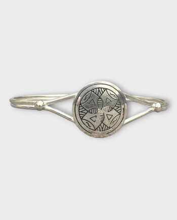 Bangle Armbånd Sølv Motiv Paradistes Blomst