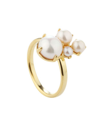 Bubbles Ring  Golden