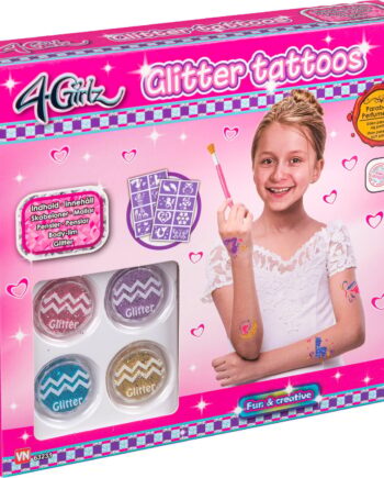 Glitter Tattoo Sæt Til Børn Girlz Dele