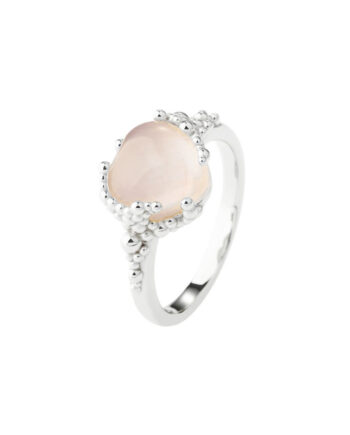 Grace Heart Ring  Silver