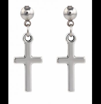 Kors øreringe Sølv 925 Spirituelle Smykker Godkarmashop