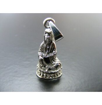 Kuan Yin Vedhæng Sølv Spirituelle Smykker Godkarmashop